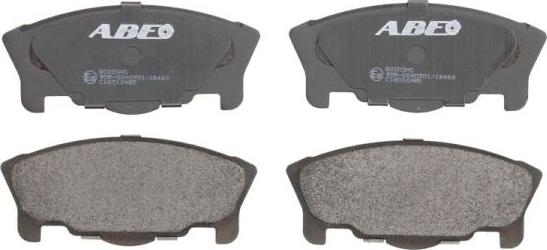 ABE C16012ABE - Brake Pad Set, disc brake www.parts5.com