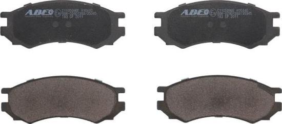 ABE C11050ABE - Brake Pad Set, disc brake www.parts5.com