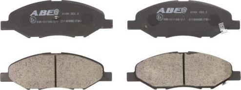 ABE C11080ABE - Brake Pad Set, disc brake www.parts5.com