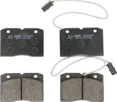 ABE C1E006ABE - Brake Pad Set, disc brake www.parts5.com