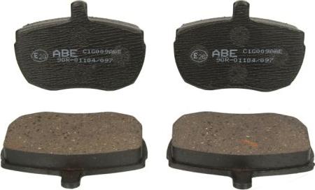 ABE C1G009ABE - Brake Pad Set, disc brake www.parts5.com