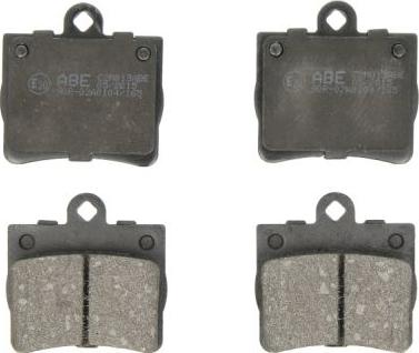 ABE C2M013ABE - Brake Pad Set, disc brake www.parts5.com