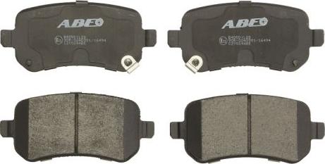 ABE C2Y024ABE - Brake Pad Set, disc brake www.parts5.com