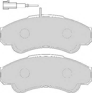 ABEX AVR109 - Brake Pad Set, disc brake www.parts5.com