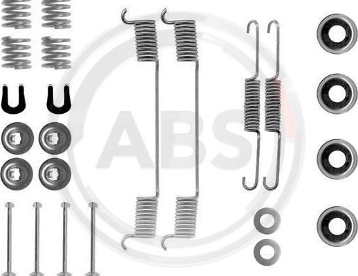 A.B.S. 0635Q - Accessory Kit, brake shoes www.parts5.com