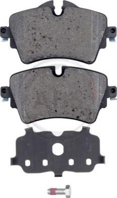 A.B.S. 35072 - Brake Pad Set, disc brake www.parts5.com