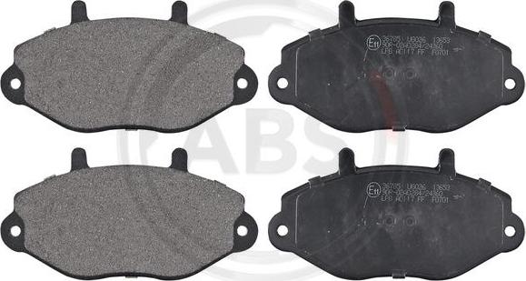 A.B.S. 36785 - Brake Pad Set, disc brake www.parts5.com