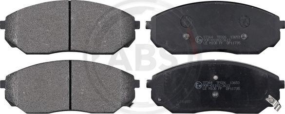 A.B.S. 37364 - Brake Pad Set, disc brake www.parts5.com
