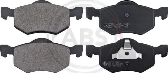 A.B.S. 37255 - Brake Pad Set, disc brake www.parts5.com