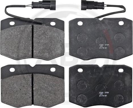 A.B.S. 37265 - Brake Pad Set, disc brake www.parts5.com