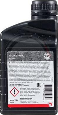 A.B.S. 7500 - Brake Fluid www.parts5.com