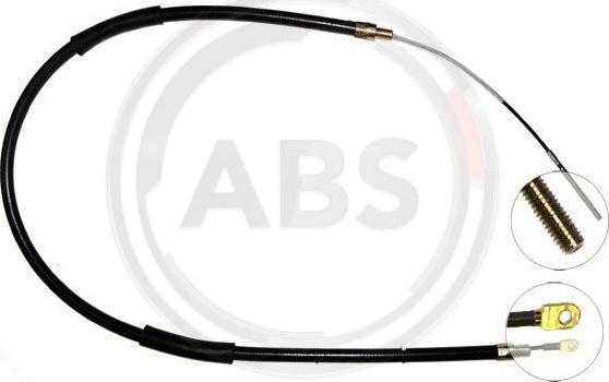A.B.S. K19995 - Cable de accionamiento, freno de estacionamiento www.parts5.com