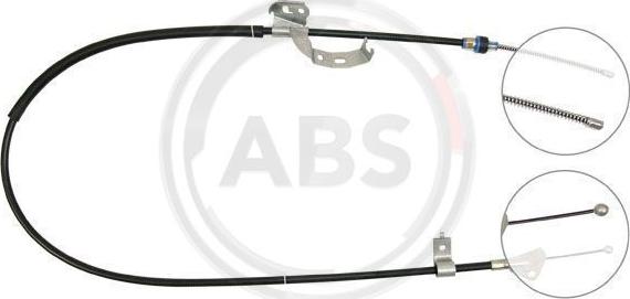 A.B.S. K19908 - Cable, parking brake www.parts5.com