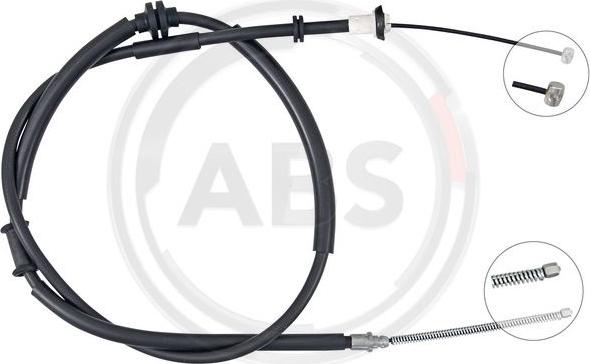 A.B.S. K19985 - Cable de accionamiento, freno de estacionamiento www.parts5.com