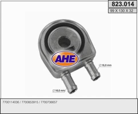 AHE 823.014 - Oil Cooler, engine oil www.parts5.com