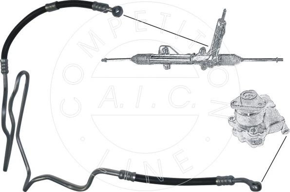 AIC 54949 - Hydraulic Hose, steering system www.parts5.com
