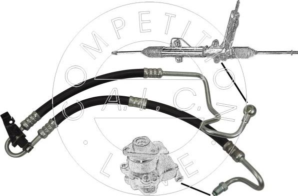 AIC 54943 - Hydraulic Hose, steering system www.parts5.com