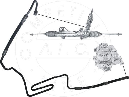 AIC 54953 - Hydraulic Hose, steering system www.parts5.com