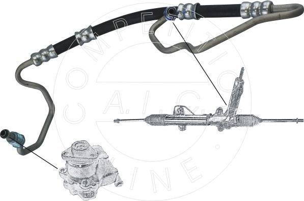 AIC 57182 - Hydraulic Hose, steering system www.parts5.com