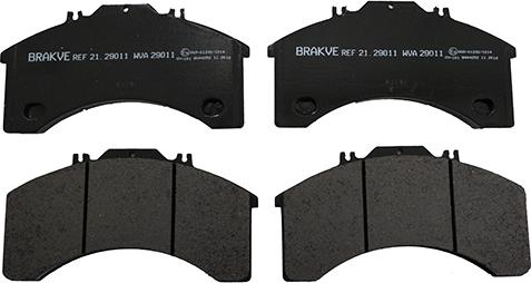 AIR FREN 21.29011 - Brake Pad Set, disc brake www.parts5.com