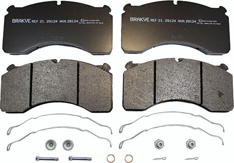 AIR FREN 21.29124 - Brake Pad Set, disc brake www.parts5.com