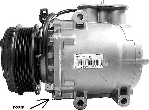 Airstal 10-0222 - Kompresor, klimatizace www.parts5.com
