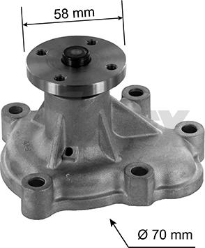 Airtex 1550 - Water Pump www.parts5.com
