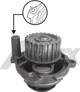 Airtex 1703 - Water Pump www.parts5.com