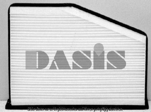 AKS Dasis 830045N - Filter, interior air www.parts5.com