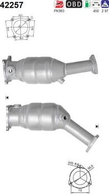 AS 42257 - Catalytic Converter www.parts5.com