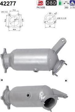 AS 42277 - Catalytic Converter www.parts5.com