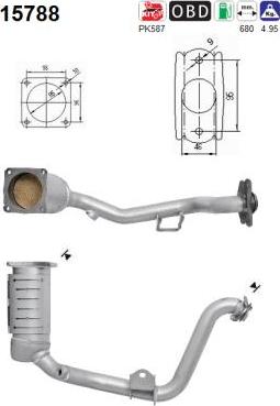 AS 15788 - Catalytic Converter www.parts5.com
