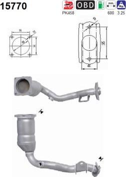 AS 15770 - Catalytic Converter www.parts5.com