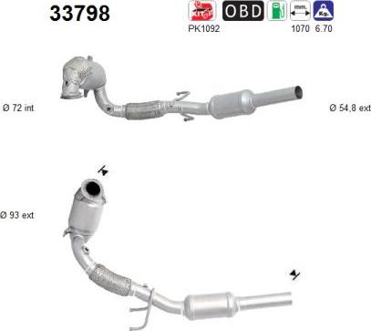 AS 33798 - Catalytic Converter www.parts5.com