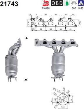 AS 21743 - Catalytic Converter www.parts5.com