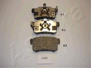 Ashika 51-04-445 - Brake Pad Set, disc brake www.parts5.com