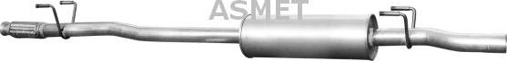 Asmet 04.103 - Middle Silencer www.parts5.com
