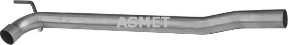 Asmet 04.107 - Repair Pipe, catalytic converter www.parts5.com