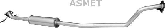 Asmet 05.197 - Middle Silencer www.parts5.com