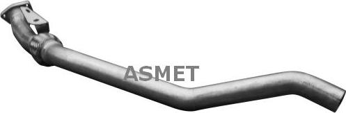 Asmet 06.027 - Труба выхлопного газа www.parts5.com
