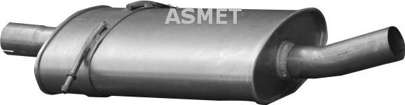 Asmet 01.067 - Middle Silencer www.parts5.com
