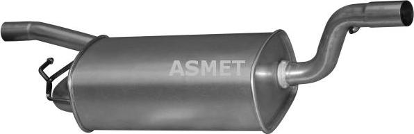 Asmet 07.243 - Middle Silencer www.parts5.com