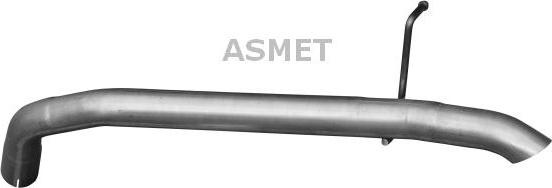 Asmet 07.216 - Exhaust Pipe www.parts5.com