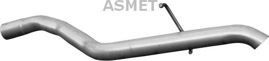 Asmet 07.210 - Exhaust Pipe www.parts5.com