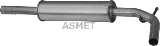 Asmet 19.010 - Middle Silencer www.parts5.com