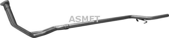 Asmet 16.027 - Exhaust Pipe www.parts5.com