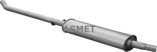 Asmet 10.136 - Middle Silencer www.parts5.com