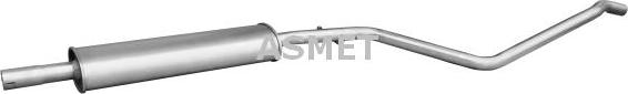 Asmet 10.126 - Middle Silencer www.parts5.com
