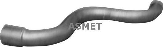 Asmet 18.004 - Exhaust Pipe www.parts5.com