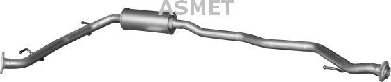 Asmet 13.014 - Middle Silencer www.parts5.com
